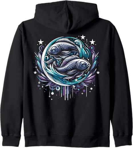 Astrology zodiac sign Pisces Zip Hoodie - Pisces for men