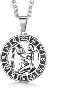 GHIUYUI - Aquarius Necklace for men