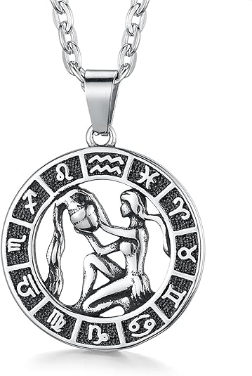 GHIUYUI - Aquarius Necklace for men