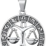 GHIUYUI - Libra Necklace for men