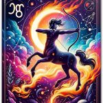 Sagittarius Archer Zodiac Signs,Vintage Hang Wall Art Star Sign Astrology Home Decor,Wooden Poster Plaque for Indoor Outdoor,Mystical Celestial Decor for Living Room,Bar,cafe,bedroom 6x12inch - Sagittarius Home Decor for men