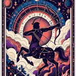 Sagittarius Centaur Zodiac Astrology Vintage Wooden signs Wall Art decor,Cosmic Star Signs Decor Hang Sign for Indoor Outdoor,Mystical Archer Horoscope Wall decor for Home,Bar Gifts 6x12inch - Sagittarius Home Decor for men