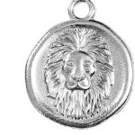 House of Morgan PEWTER - Leo Keychain for men