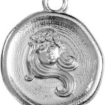 House of Morgan PEWTER - Virgo Earrings for men