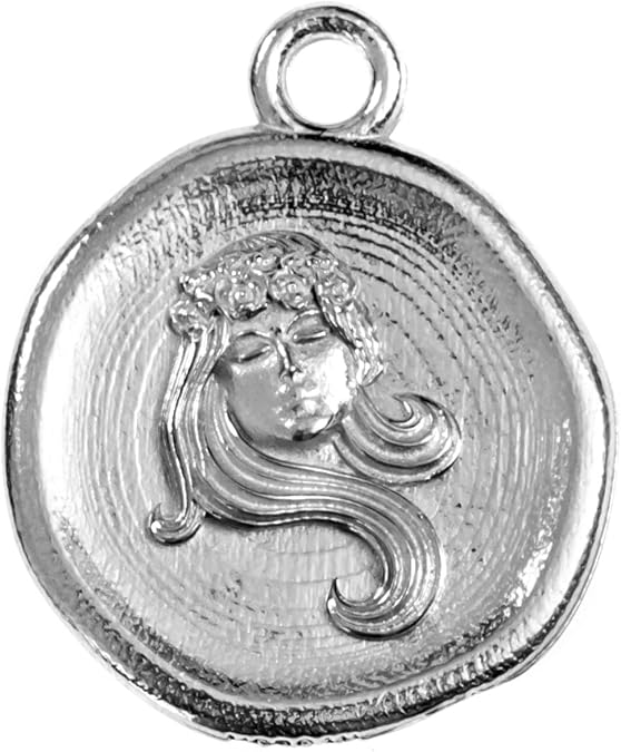 House of Morgan PEWTER - Virgo Earrings for men