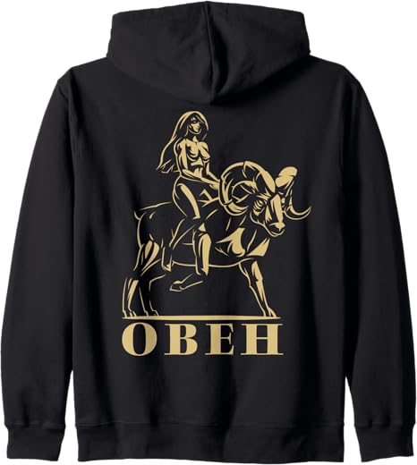 Astrological Russia Sign Aries Birthday Cyrillic Russian Zip Hoodie - Aries Hoodie for men