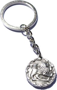 Handmade - Leo Keychain for men