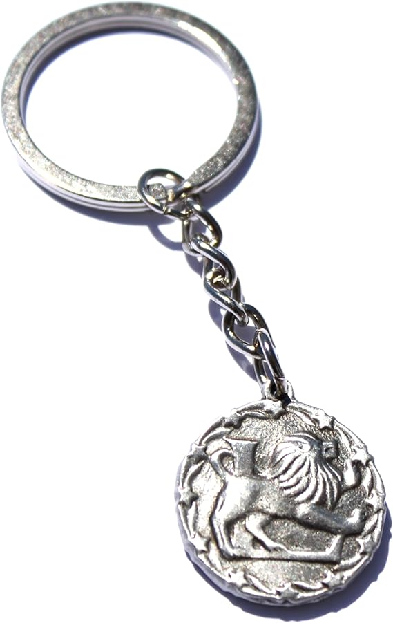 Handmade - Leo Keychain for men