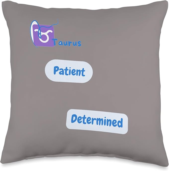 astrological sign Taurus Throw Pillow - Taurus Pillow for men