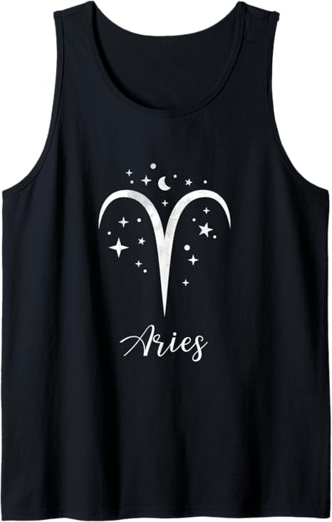 Aries Astrological Signs Symbol Horoscope Zodiac Sign Tank Top - Aries T-Shirt for men