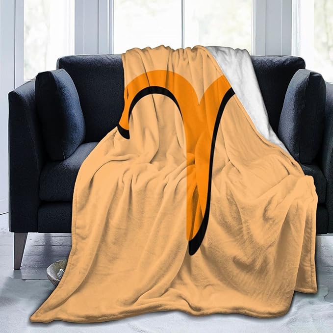 Zodiac Sign Aries Symbol Throw Blanket 50"x40" Soft Cozy Lightweight Blanket Fuzzy Blanket for Couch Bed Sofa - Aries Blanket for men