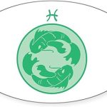 CafePress Pisces Sticker Oval Car Bumper Sticker - Pisces Car Accessories for men