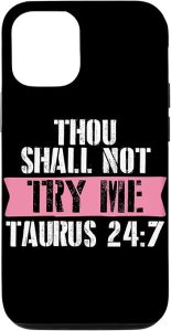 iPhone 15 Taurus Zodiac Sign Case - Taurus Phone Case for men