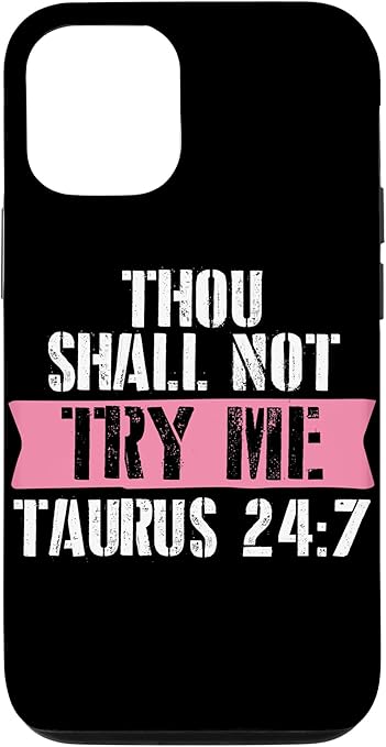 iPhone 15 Taurus Zodiac Sign Case - Taurus Phone Case for men