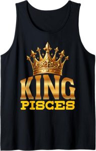 Pisces Zodiac Sign Birthday King - Pisces T-Shirt for men