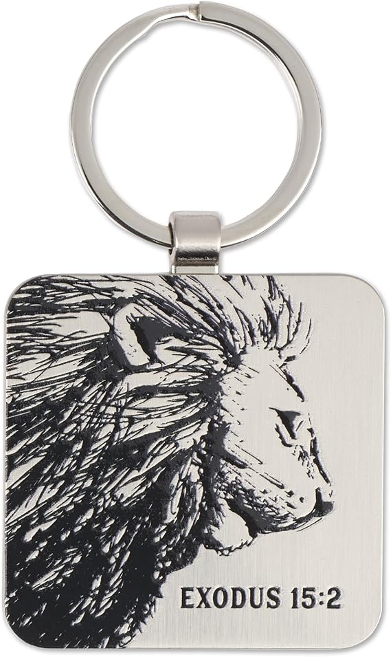 Christian Art Gifts - Leo Keychain for men