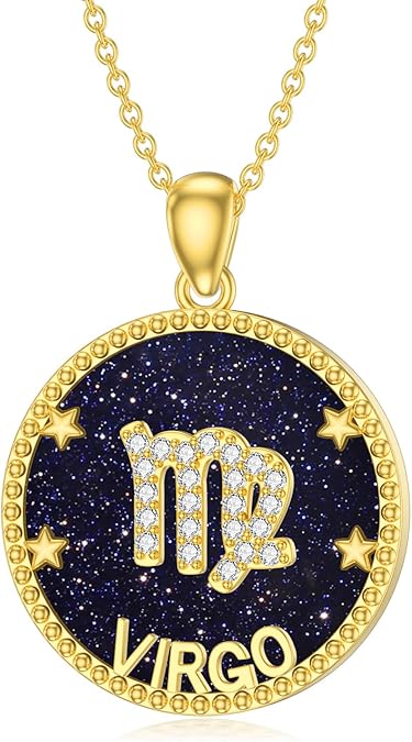 AHTAMOS - Virgo Necklace for men