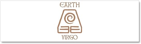 CafePress Earth Sign Symbol Astrology Virgo Car Magnet 10 X 10" x 3", Bumper Magnet - Virgo Car Floor Mat for men