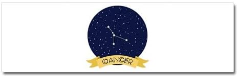 CafePress Constellation Cancer Car Magnet 10 X 3 10" x 3", Bumper Magnet - Cancer Car Accessories for men