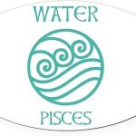 CafePress Water Sign Symbol Astrology Cancer Euro Oval Car Bumper Magnet - Cancer Car Accessories for men