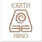 CafePress Earth Sign Symbol Astrology Virgo Square Car Magne Square Car Magnet, Magnetic Bumper Display - Virgo Car Floor Mat for men