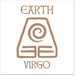 CafePress Earth Sign Symbol Astrology Virgo Square Car Magne Square Car Magnet, Magnetic Bumper Display - Virgo Car Floor Mat for men