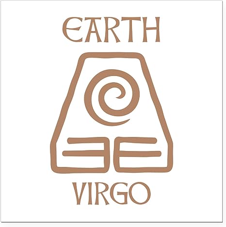 CafePress Earth Sign Symbol Astrology Virgo Square Car Magne Square Car Magnet, Magnetic Bumper Display - Virgo Car Floor Mat for men