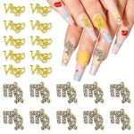 JERCLITY 20pcs Gold Alloy Virgo Zodiac Nail Charms 10pcs Virgo Sign Symbols Nail Charms 10pcs Virgo Constellation Words Nail Charms for Nails（Virgo Dates: August 23 to September 22）, JSP434 - Pisces for men