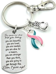 Rock Your Cause - Cancer Keychain for men