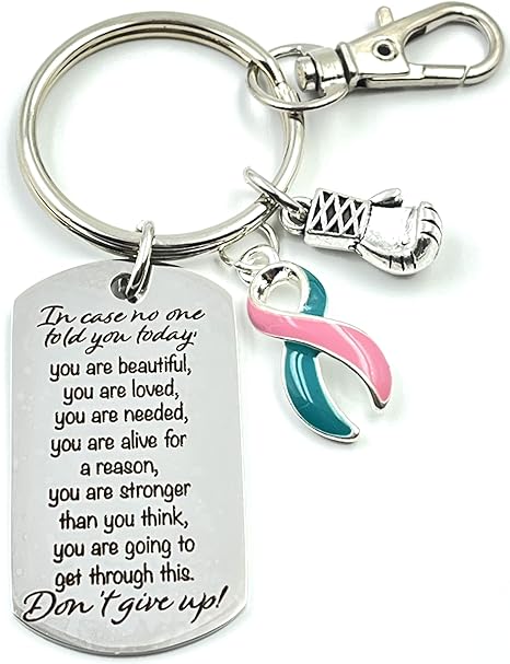 Rock Your Cause - Cancer Keychain for men