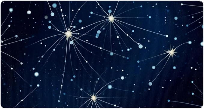 Kitchen Mat and Rugs Cushioned, 15.7"x 29.5",Non Slip Waterproof Absorb Oil Comfort Mat for Kitchen, Floor Home, Office, Sink, Laundry - Bright Virgo Zodiac Sign - Virgo Car Floor Mat for men