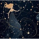 Kitchen Mat Cushioned Anti Fatigue Rug Virgo Zodiac Sign Cartoon 15.7"x29.5" Waterproof, Non Slip, Comfort Desk/Floor Mats for House Sink - Virgo Car Floor Mat for men