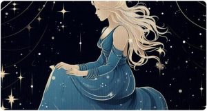 Kitchen Mats with Pretty Girl Virgo Zodiac Sign - Anti Fatigue Floor Rug, Non-Slip and Waterproof, Perfect for Kitchen Floor Home Laundry - Virgo Car Floor Mat for men