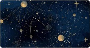 Kitchen Mat and Rugs Cushioned, 15.7"x 29.5",Non Slip Waterproof Absorb Oil Comfort Mat for Kitchen, Floor Home, Office, Sink, Laundry - Virgo Zodiac Sign Prints - Virgo Car Floor Mat for men