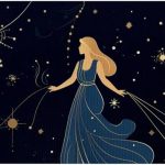 Kitchen Mat and Rugs Cushioned, 15.7"x 29.5",Non Slip Waterproof Absorb Oil Comfort Mat for Kitchen, Floor Home, Office, Sink, Laundry - Virgo Zodiac Sign - Virgo Car Floor Mat for men