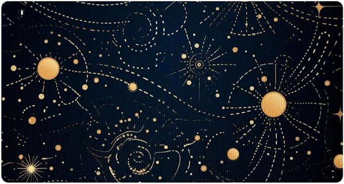 Kitchen Mat Cushioned Anti Fatigue Rug Virgo Zodiac Sign Pattern 15.7"x29.5" Waterproof, Non Slip, Comfort Desk/Floor Mats for House Sink - Virgo Car Floor Mat for men