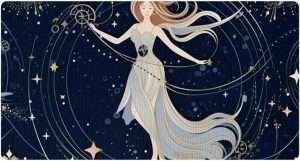 Kitchen Mats with Virgo Zodiac Sign Girls - Anti Fatigue Floor Rug, Non-Slip and Waterproof, Perfect for Kitchen Floor Home Laundry - Virgo Car Floor Mat for men