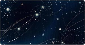 Kitchen Mat Cushioned Anti Fatigue Rug Virgo Zodiac Sign Night Pattern 15.7"x29.5" Waterproof, Non Slip, Comfort Desk/Floor Mats for House Sink - Virgo Car Floor Mat for men