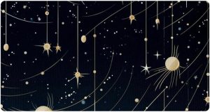 Kitchen Mat and Rugs Cushioned, 15.7"x 29.5",Non Slip Waterproof Absorb Oil Comfort Mat for Kitchen, Floor Home, Office, Sink, Laundry - Virgo Zodiac Sign Painting - Virgo Car Floor Mat for men