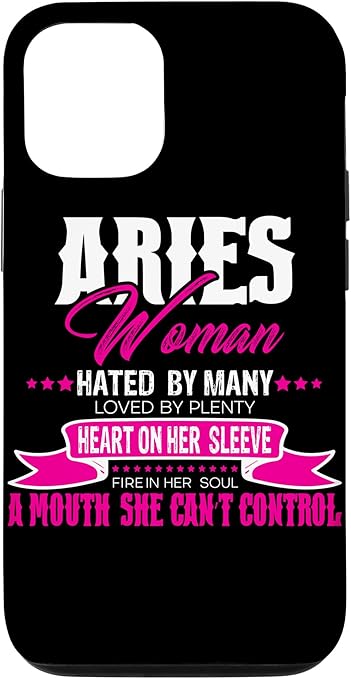 iPhone 15 Aries Zodiac Sign Case - Aries Phone Case for men