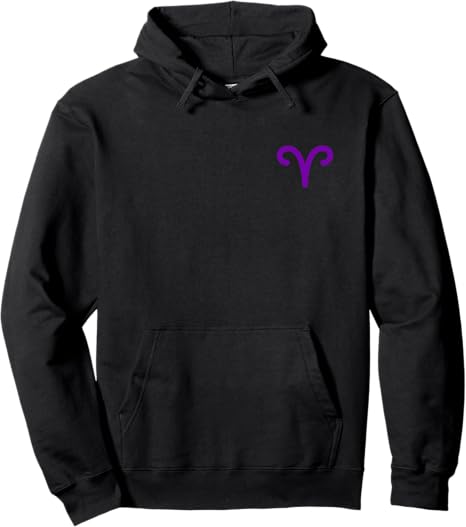 Aries Symbol Zodiac Sign Horoscope Pullover Hoodie - Aries Hoodie for men