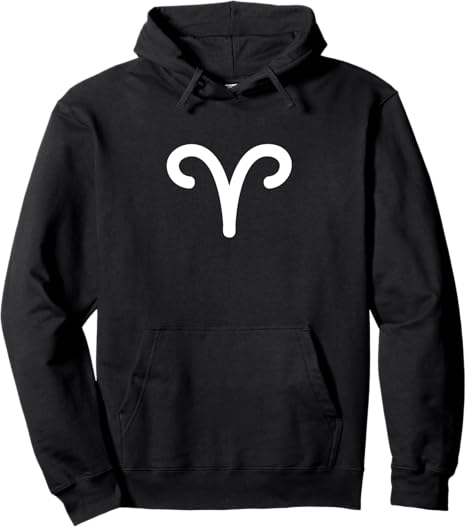 Aries Symbol Zodiac Sign Horoscope Pullover Hoodie - Aries Hoodie for men
