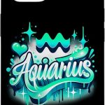 Aquarius Zodiac Sign Case for iPhone 14 - Aquarius Phone Case for men
