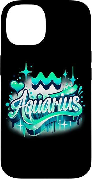 Aquarius Zodiac Sign Case for iPhone 14 - Aquarius Phone Case for men