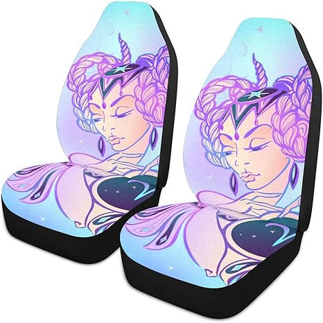 Zodiac-sign-aries Front Car Seat Covers Set of 1, Bucket Seats Protector Decor Fit Most Vehicle, Cars, Sedan, Truck, SUV, Van - Aries Car Seat Cover for men