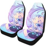 Zodiac-sign-aquarius Front Car Seat Covers Set of 2, Bucket Seats Protector Decor Fit Most Vehicle, Cars, Sedan, Truck, SUV, Van - Aquarius Car Seat Cover for men