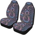 Magical Astrology Alchemy Spirituality Car Seat Cover, Auto Front Seat Covers Breathable Bucket Seats Protector for Car SUV Truck, Universal Fit, 1 PCS - Aquarius Car Seat Cover for men