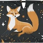 senya Car Windshield Sunshade, Fox Stars Moons Constellations Car Front Window Sunshade Foldable, Blocks UV Rays and Keeps Vehicle Cool, Medium, E07Z23015 - Aries Car Ornament for men