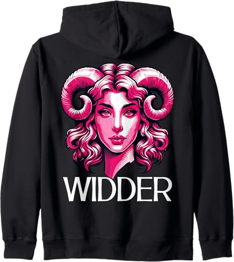 Astrological Sign Aries Birthday March April Ascendant Zip Hoodie - Aries Hoodie for men