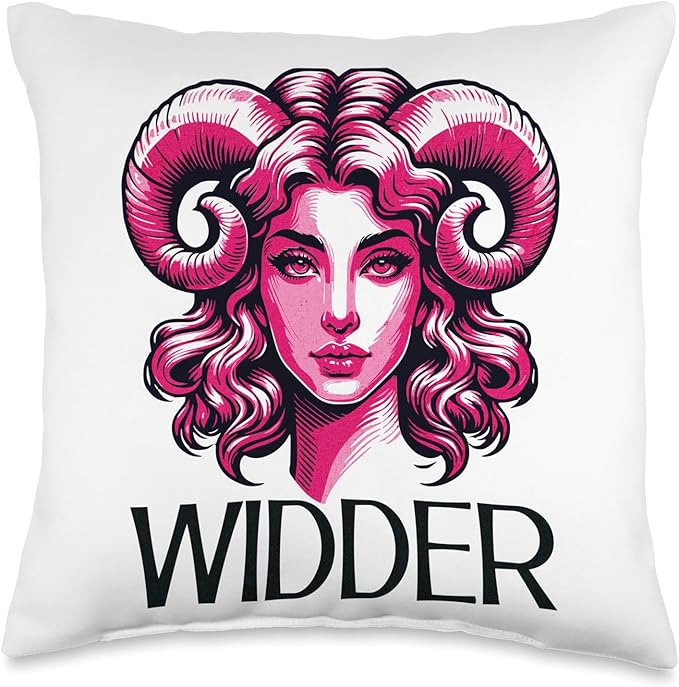 Astrological Sign Aries Birthday March April Ascendant Throw Pillow - Aries Pillow for men